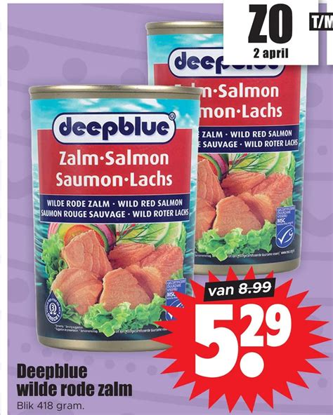 zalm aanbieding.